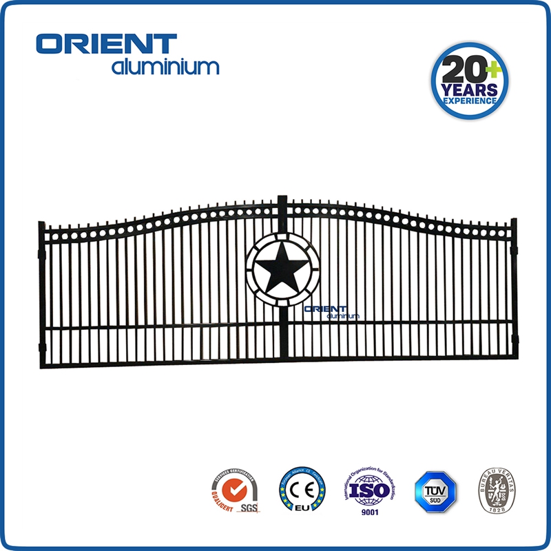 Aluminium barrier gate Canada aluminium driveway gate