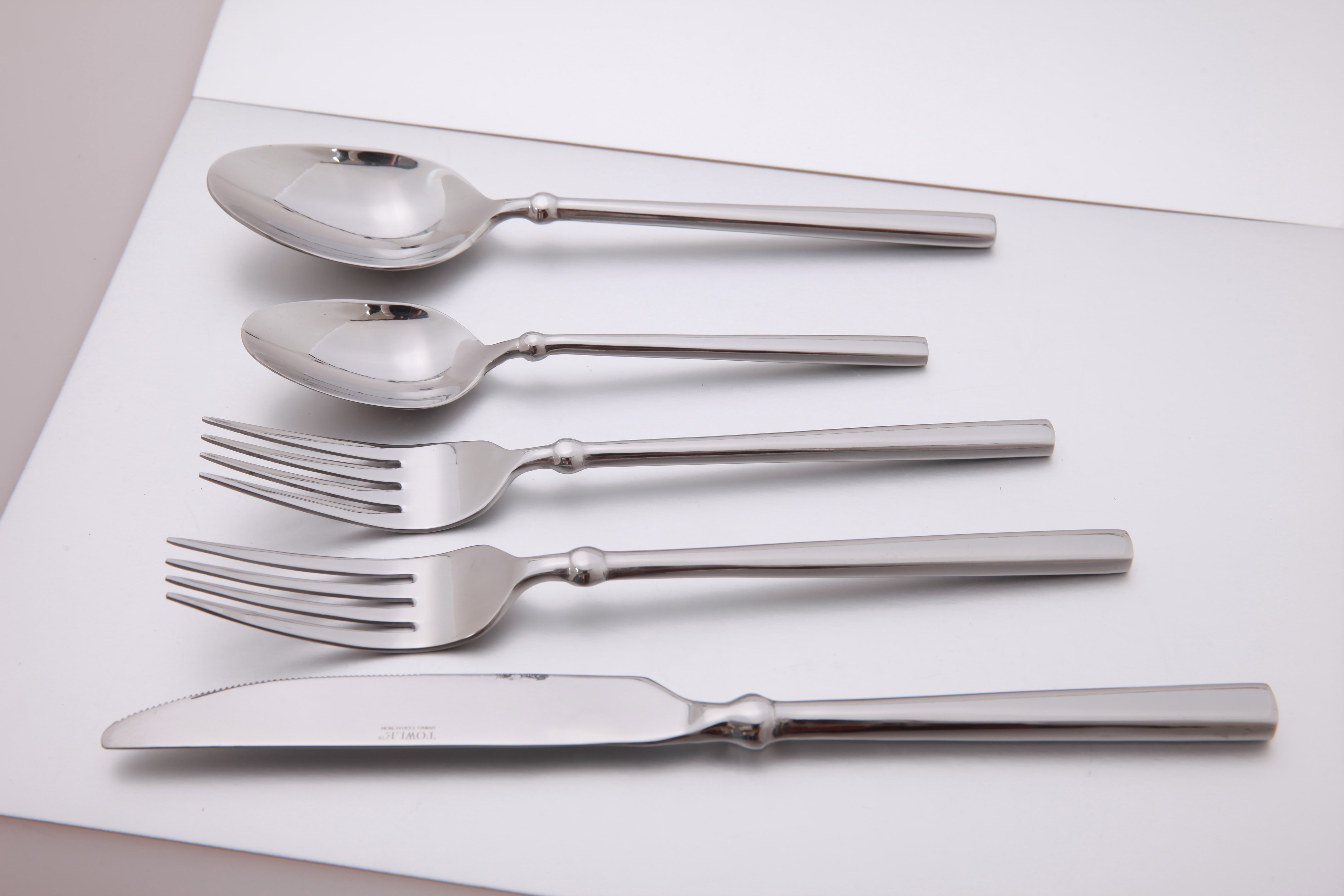 Knife/Fork/Spoon On Table