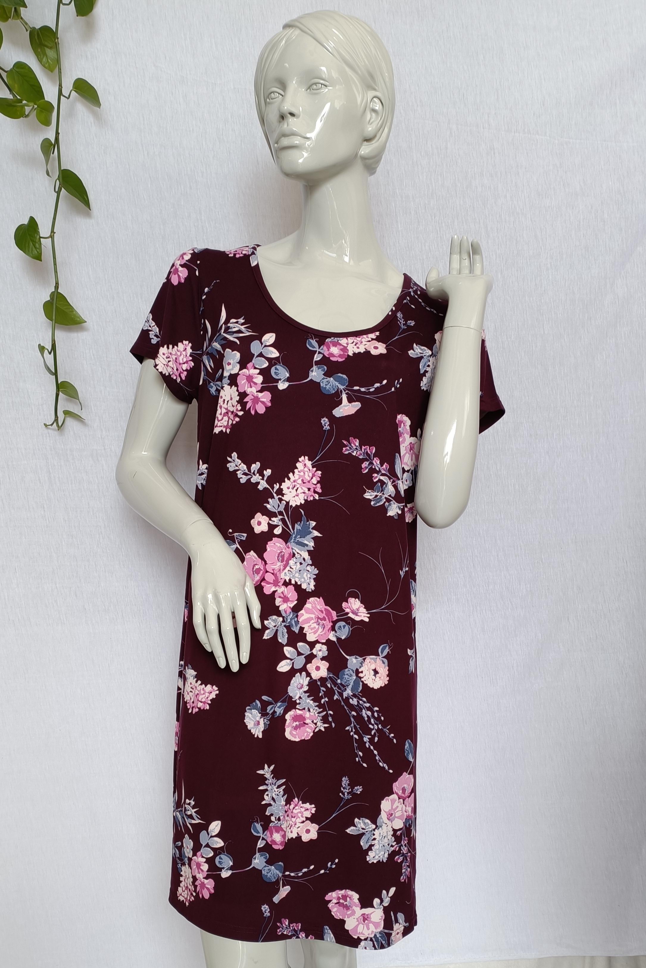 AOP milk fabric nightie