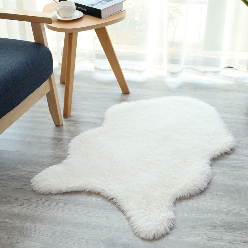 Fashion Faux Fur Rugs Carpets 50*80cm Faux alpaca fur carpets and rugs