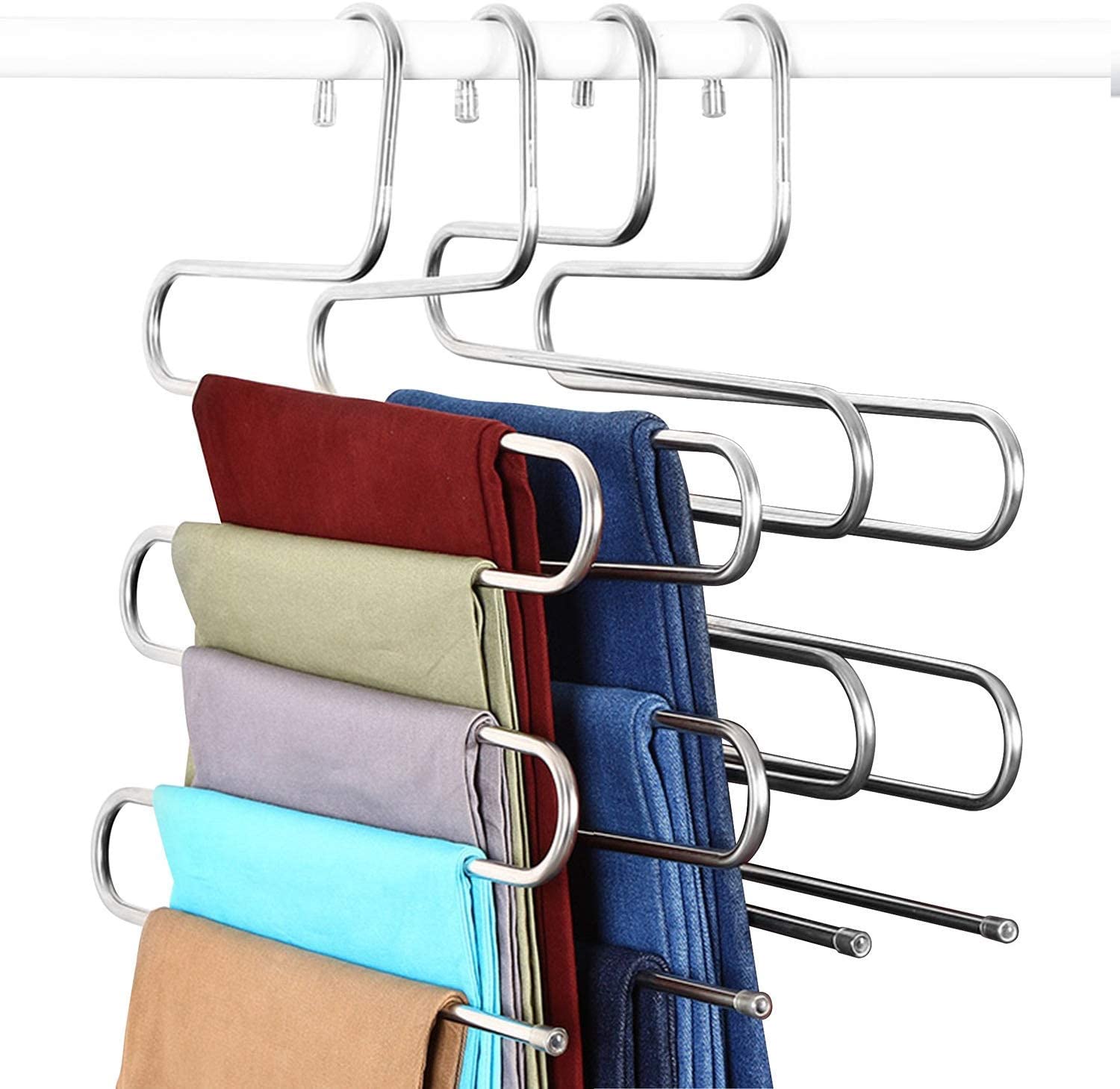 Space Saving Metal Pants Hanger