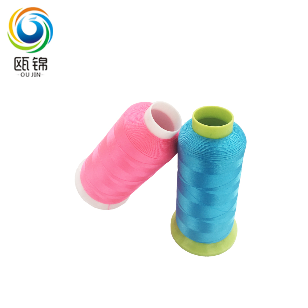 dyed polyester high tenacity thread 250D/2 36F 530TPM