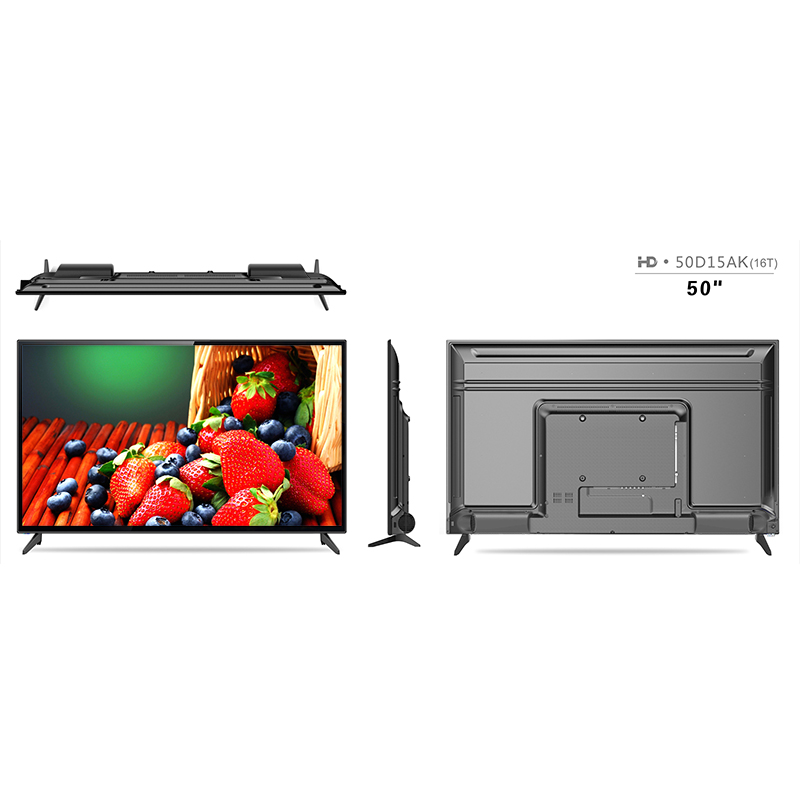 50 inch tempered glass sound column speaker LCD TV