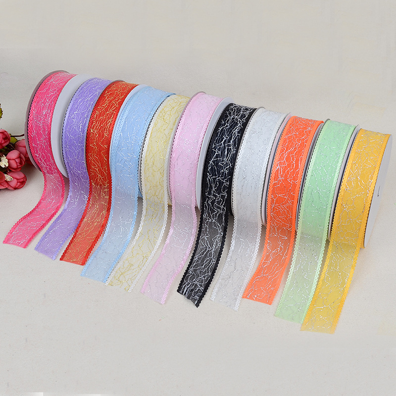 Georgette mesh ribbon