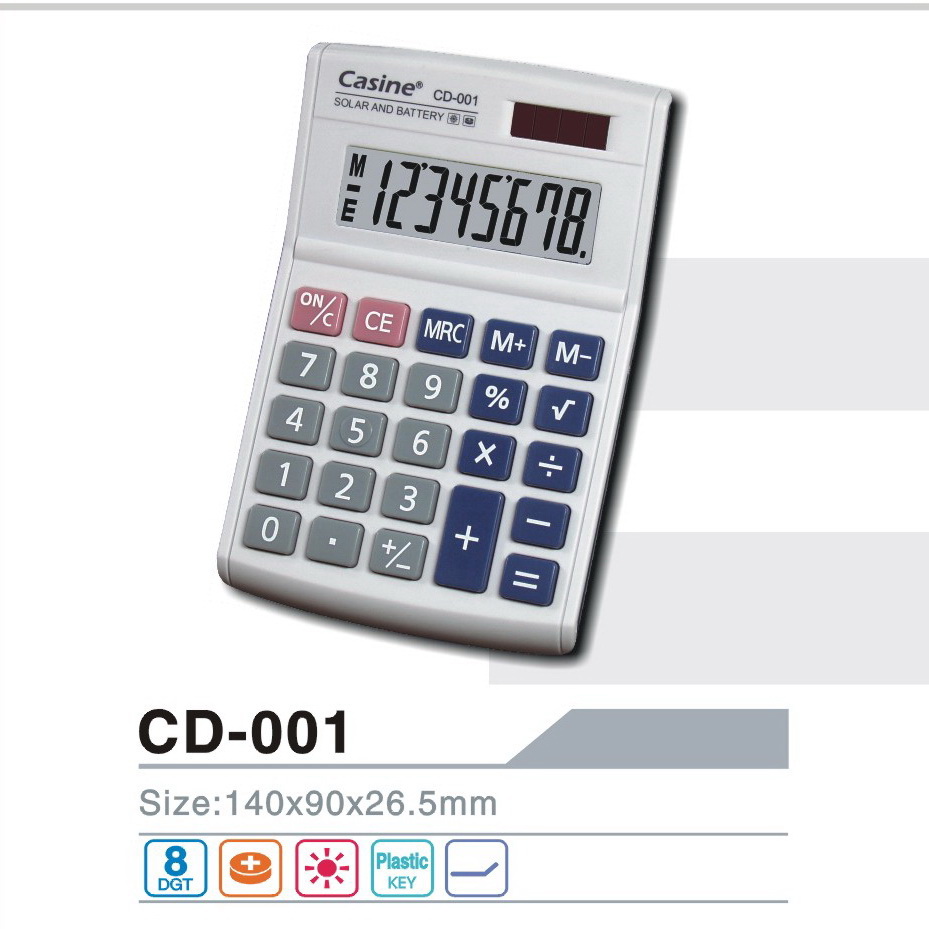 CD-001 8-digit desktop calculator -Casine