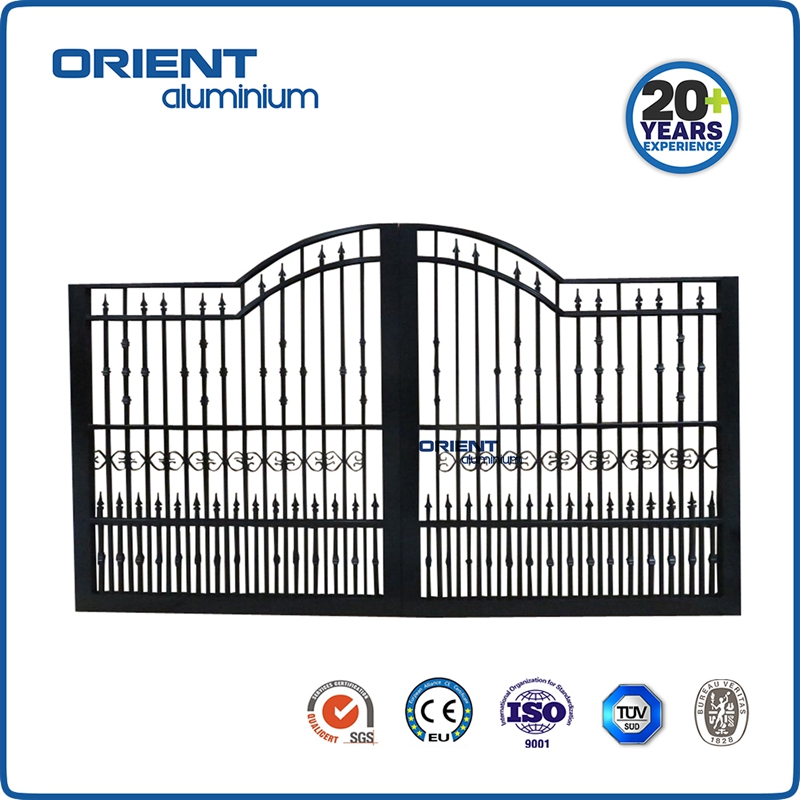 Canada morden design garden gate aluminium grill gate export to canada