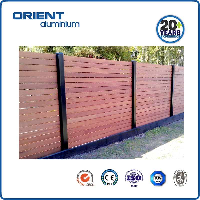 Aluminum slat screen for garden and home,aluminum privacy fence,customized aluminum Garfen Fence
