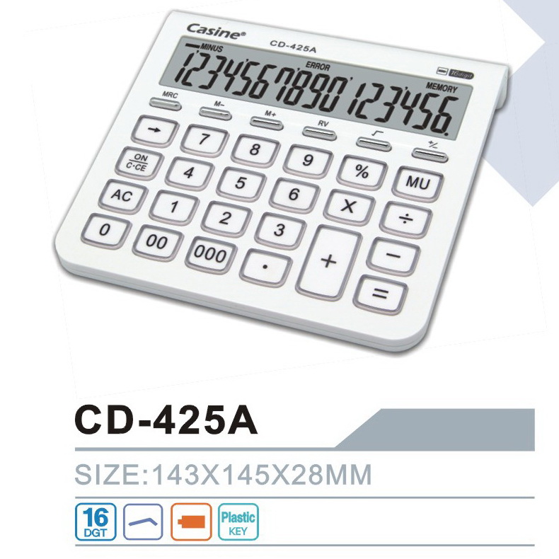 CD-425A 16-digit desktop calculator -Casine
