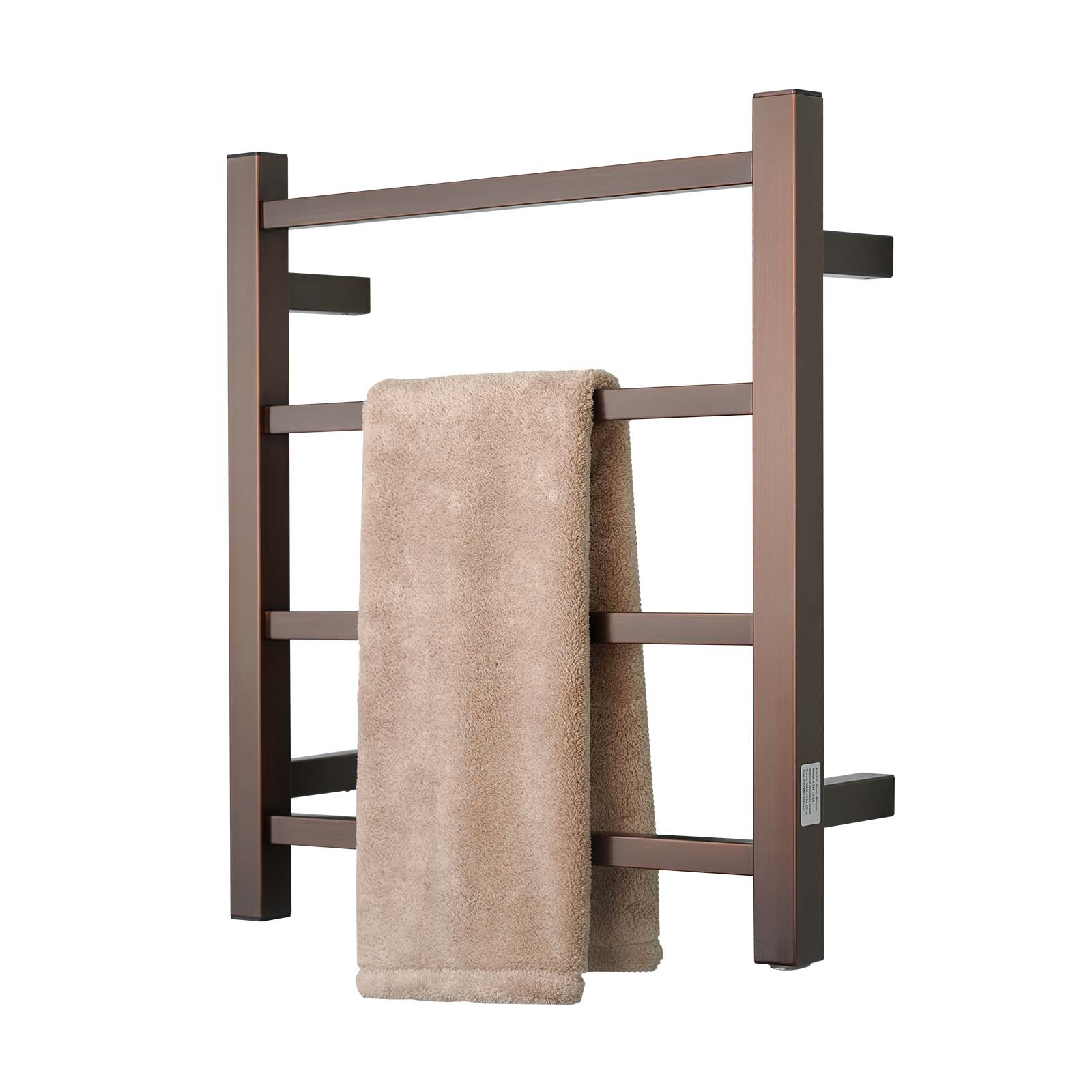 SHARNDY heated towel rack electric towel warmers bronze color