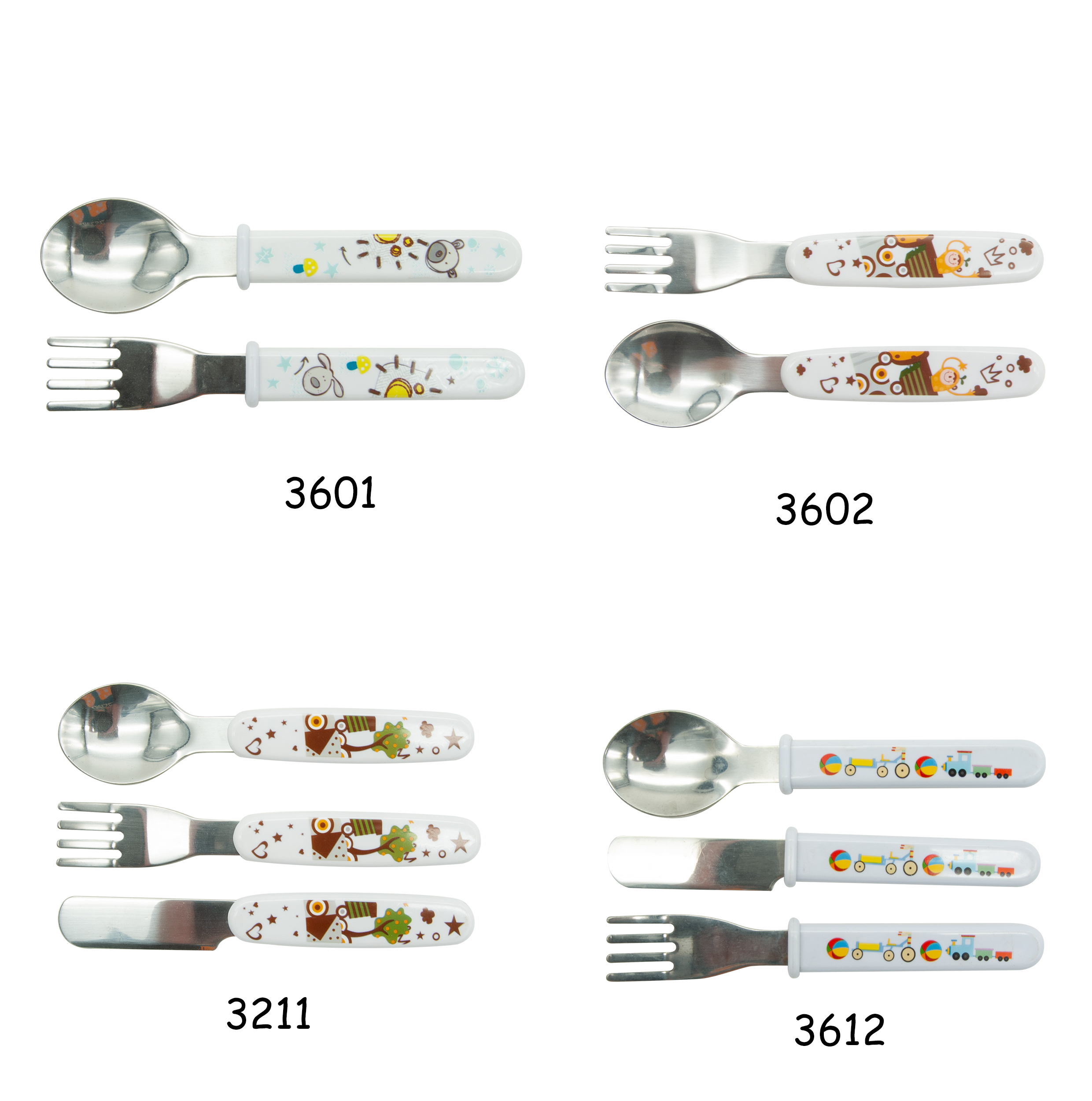 baby stainless steel cutlery