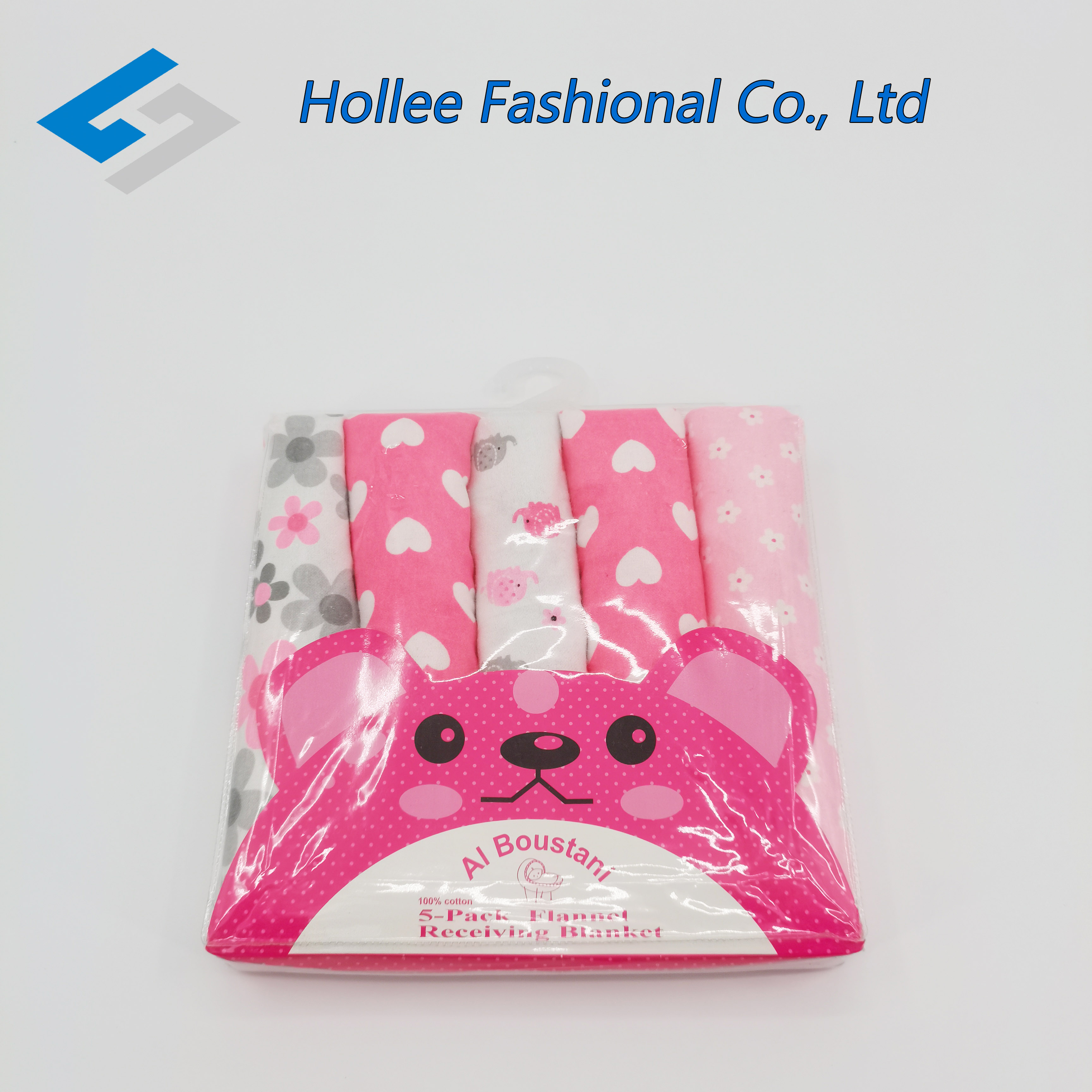 cheap flannel receiving blanket napkin