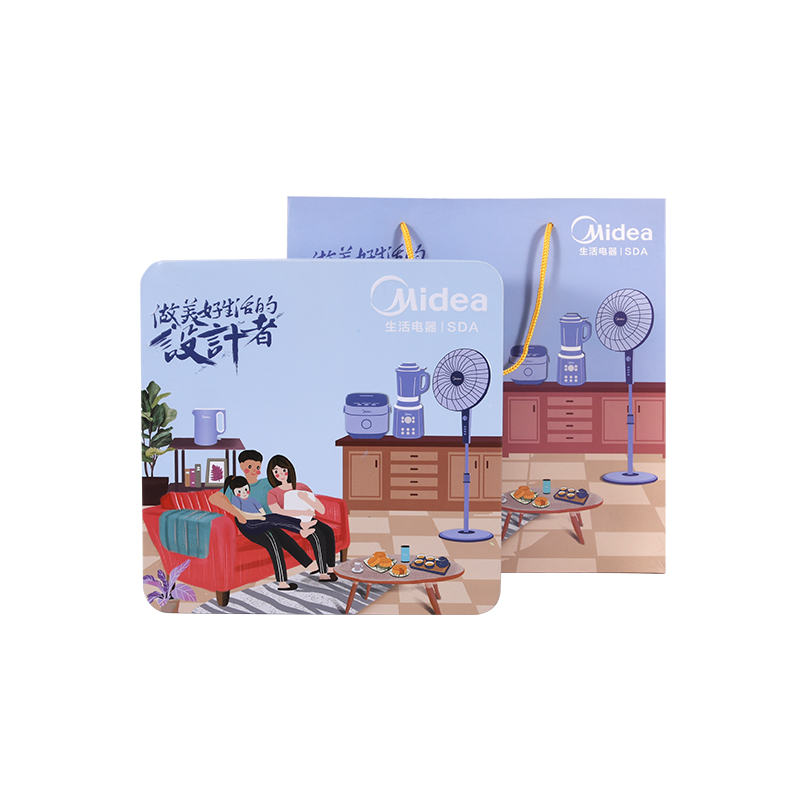 Customized four-pack Mid-Autumn Mooncake Tin Box Customized Food Packaging Box According to Customer Requirements