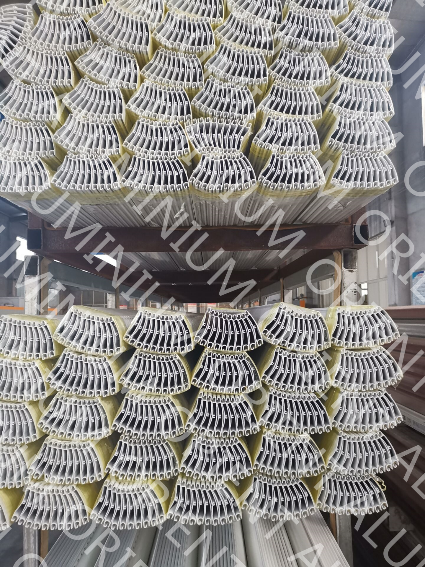 Available sizes roller shutter profiles with punching holes