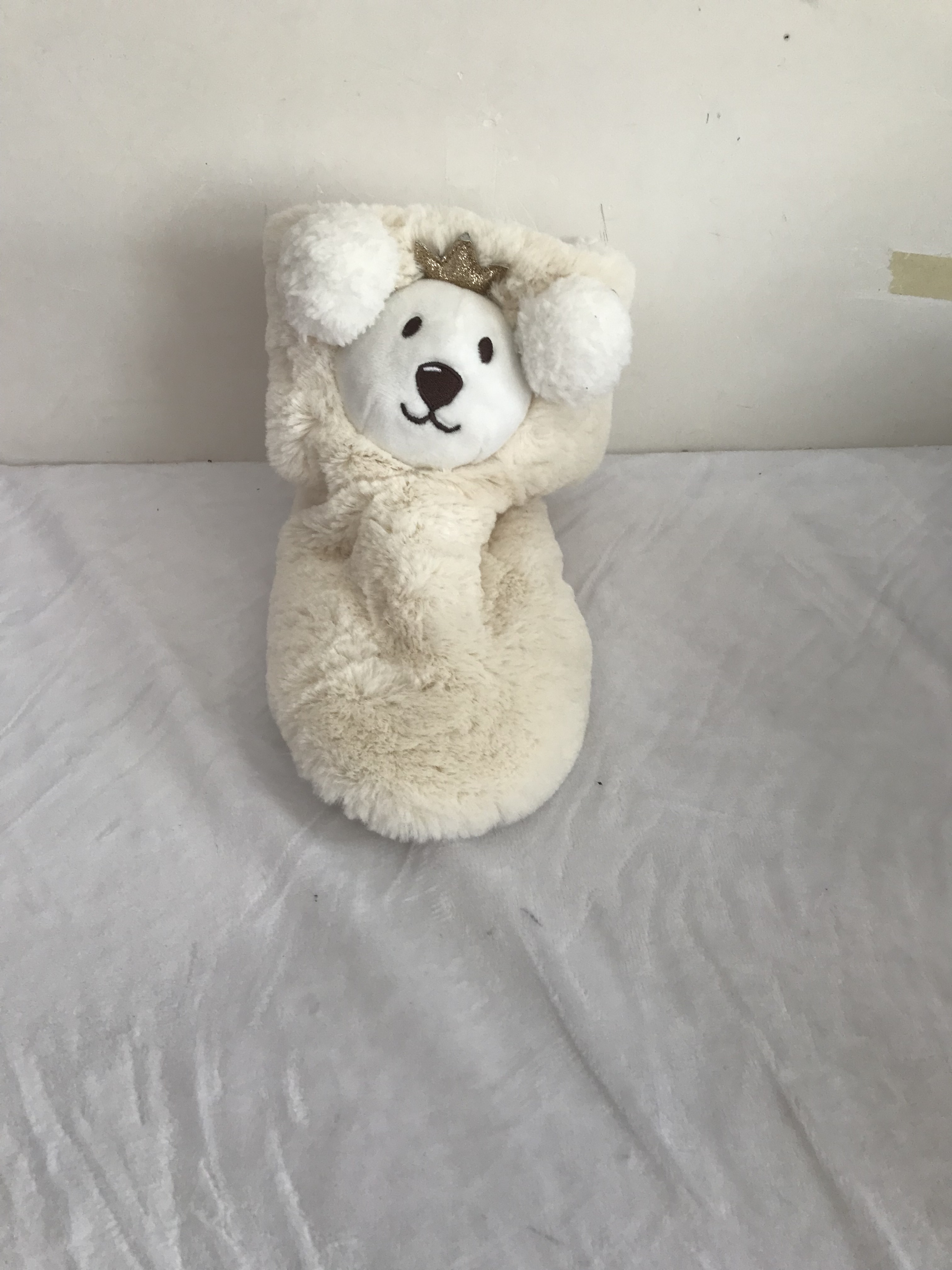 Animal plush slippers