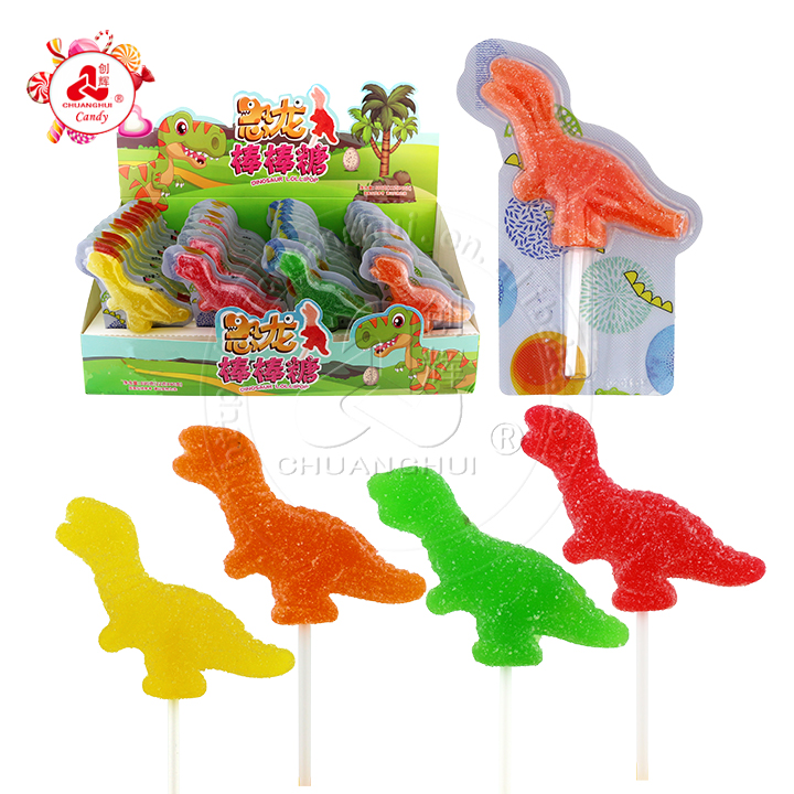 Dinosaur shaped Jelly lollipop Animal Jellypop soft candy
