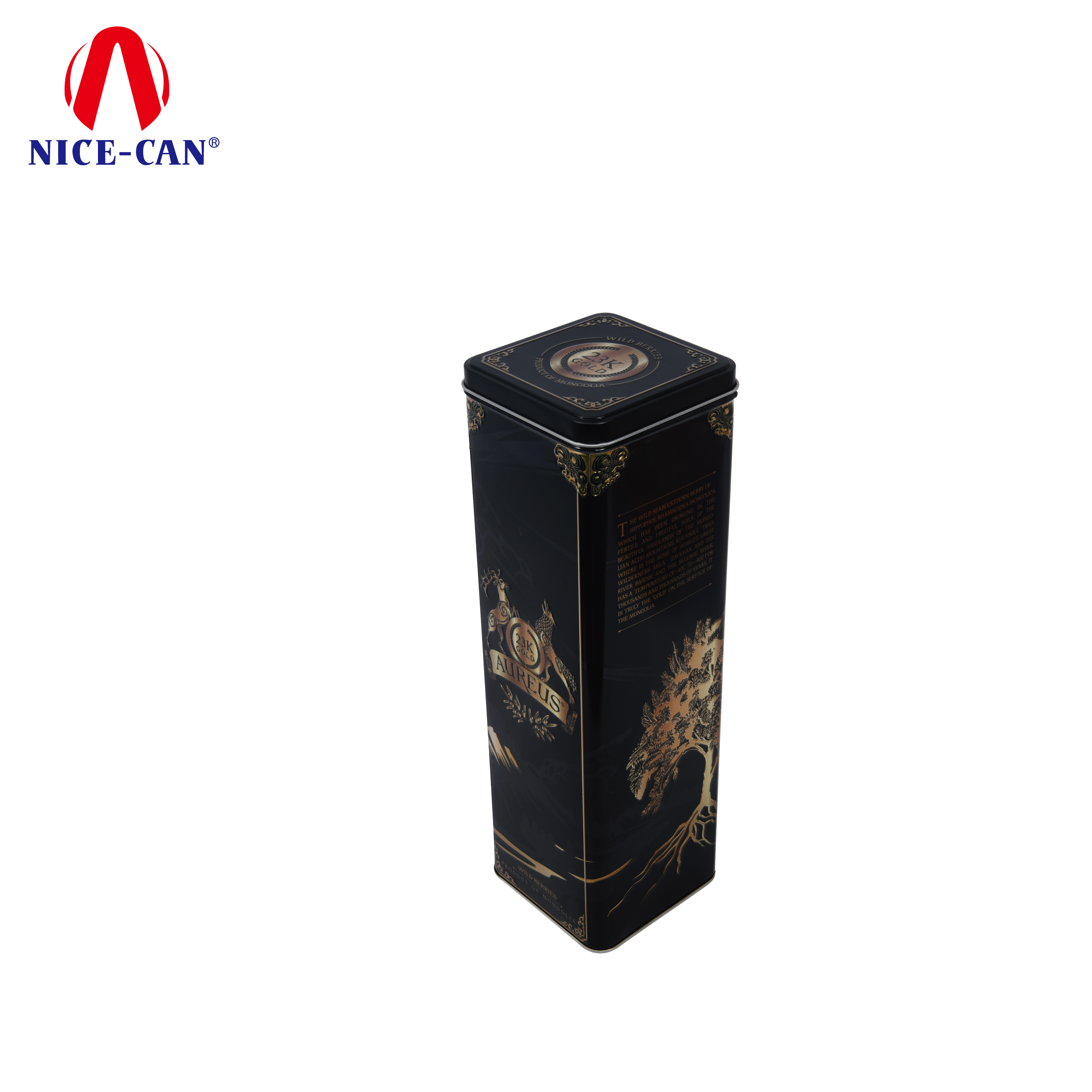 Manufacturers custom tinplate metal wine cans tinplate wine cans packaging tinplate cans