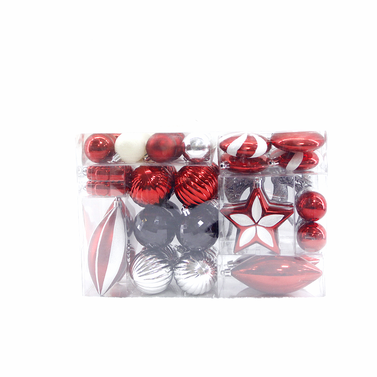 Salable inexpensive good quality Xmas plastic ornament balls kit