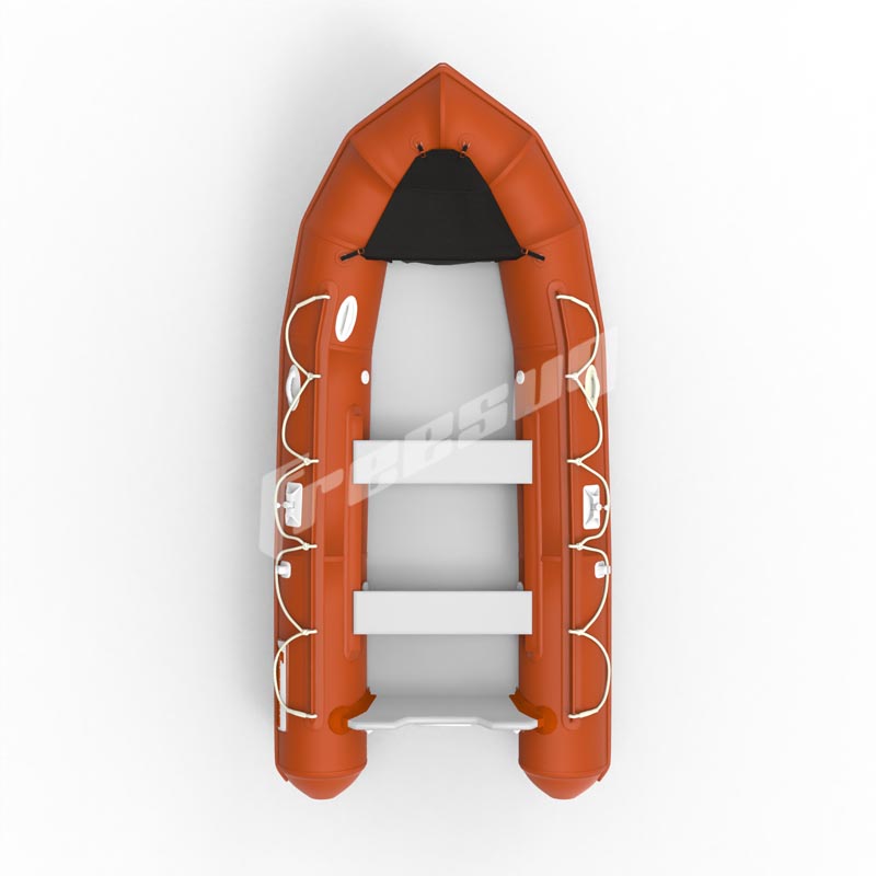 Thickened inflatable boat fishing boat kayak hard bottom lifeboat