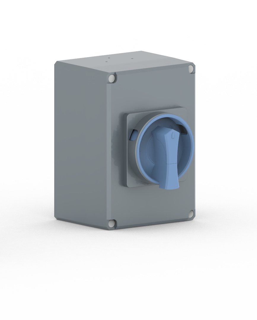 Plastic or aluminum box isolation switch