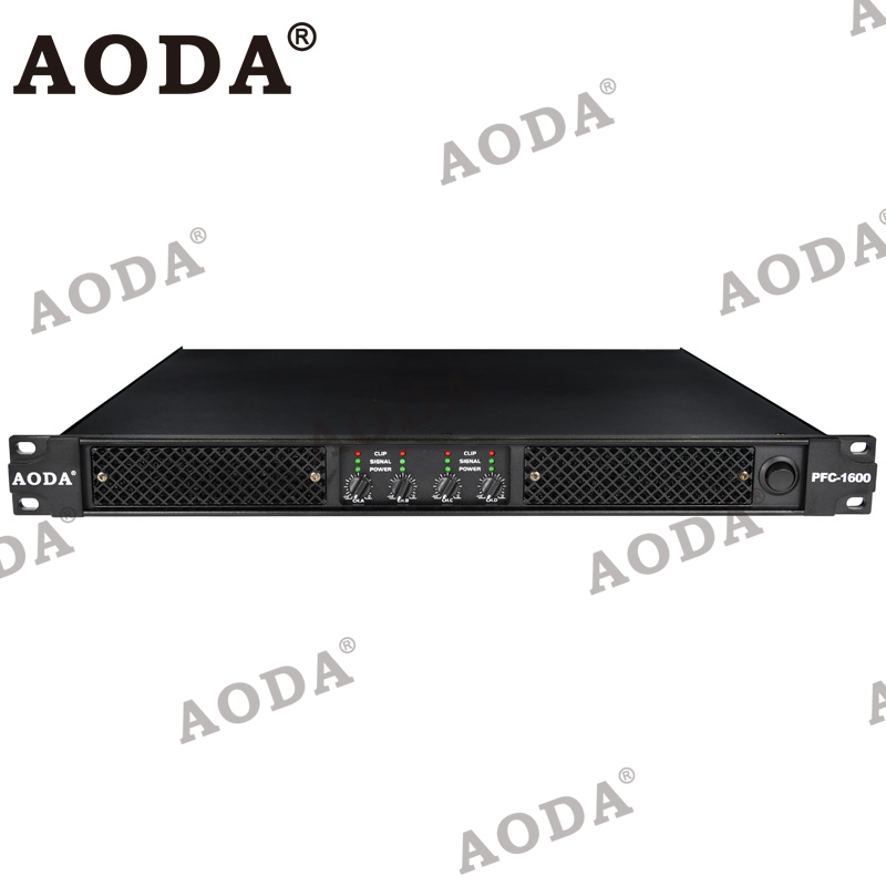 PFC Series BIG Power Professional Digital Amplifier 1U amplifier 4CH amplifier