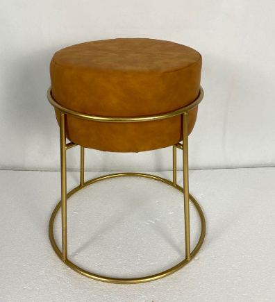 YR21032712 Zhengheshun Living room stool with iron legs