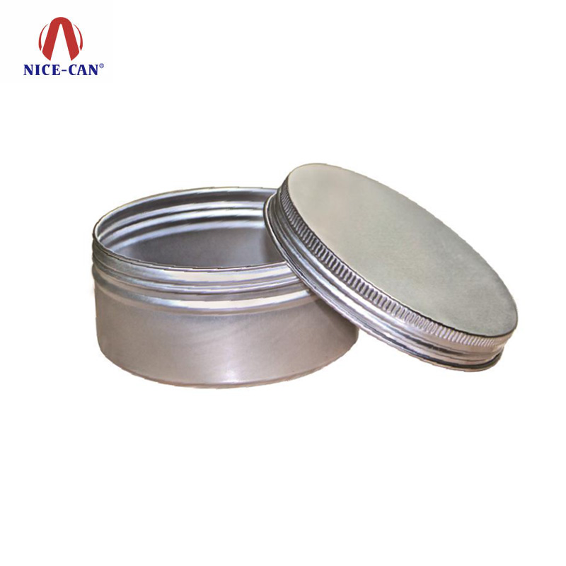 Packaging manufacturing custom aluminum jar 100ml aluminum canister aluminum cans