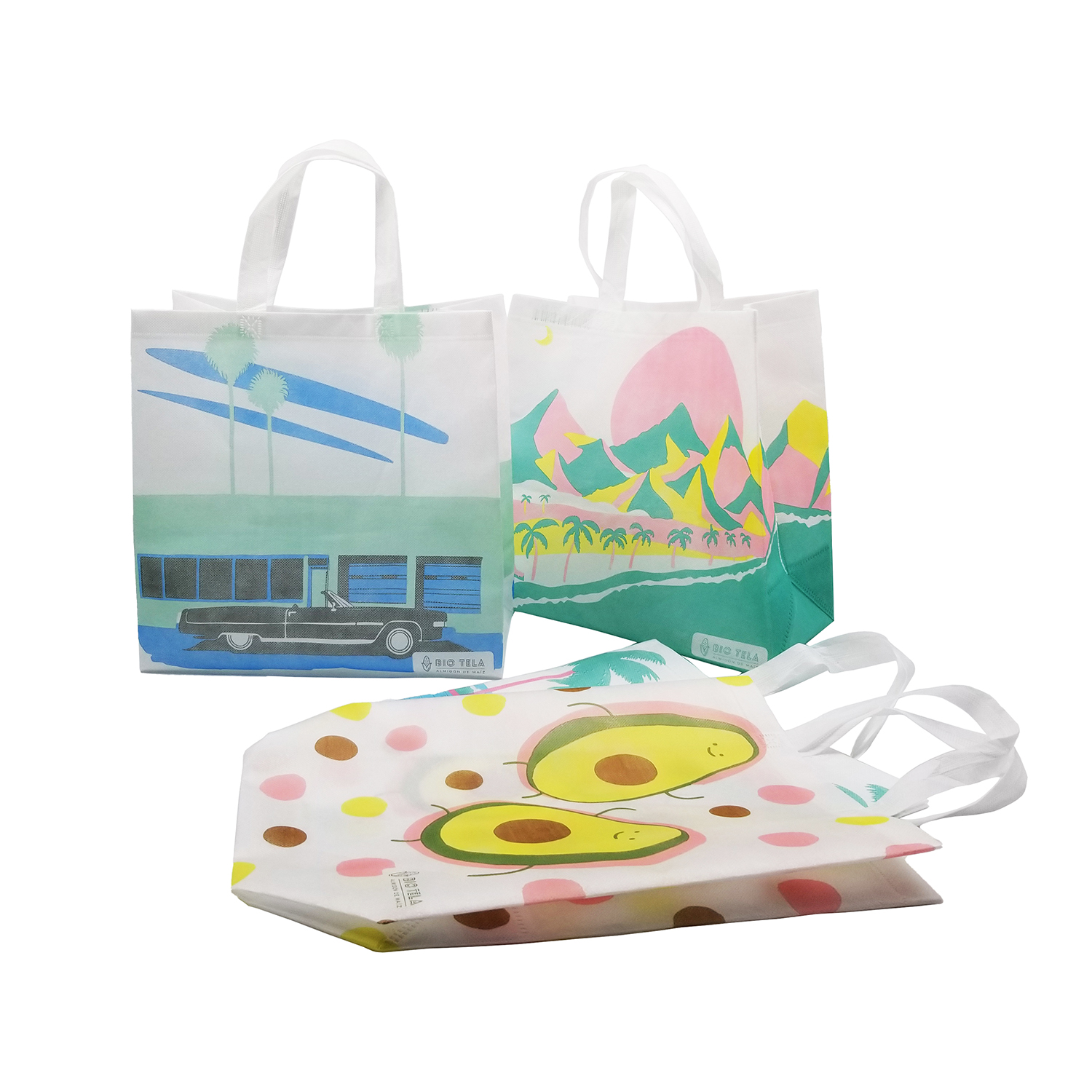 non woven bag with button tote bag promotion polypropylene bag