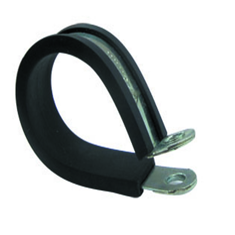 Hose Clamp with Rubber Zinc-plated and Stainless Steel