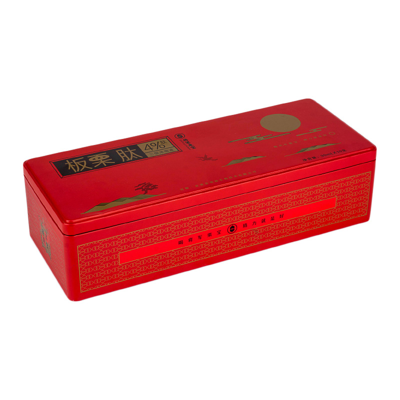 Manufacturers custom tinplate health care products tin box Customized food general packaging box Creative solid beverage tin box
