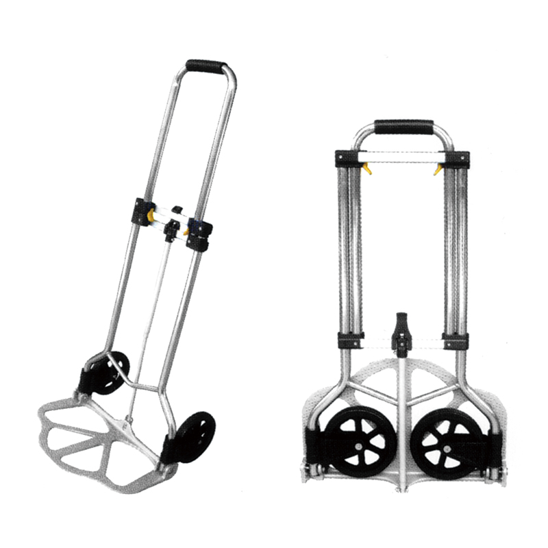 45kgs hand truck steel foldable luggage hand trolley with TUV GS certificate