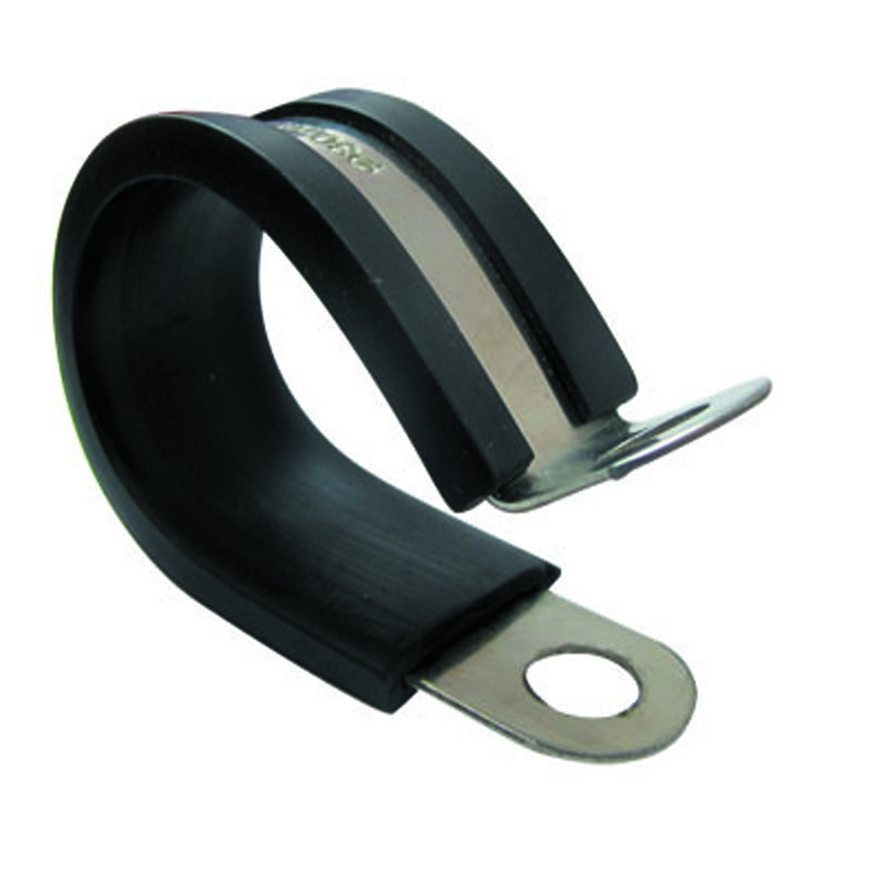 Hose Clamp with Rubber Galvanized and Stainless Steel