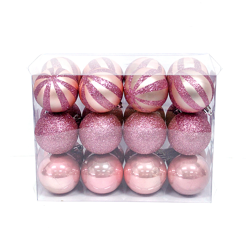 Hot selling Xmas hanging painted ball set