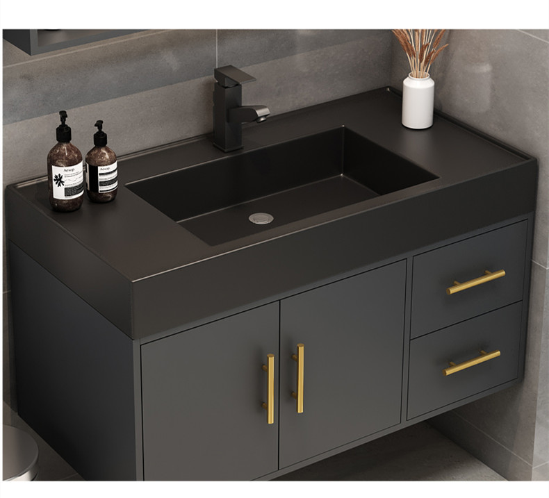 modern simple bathroom furniture combination
