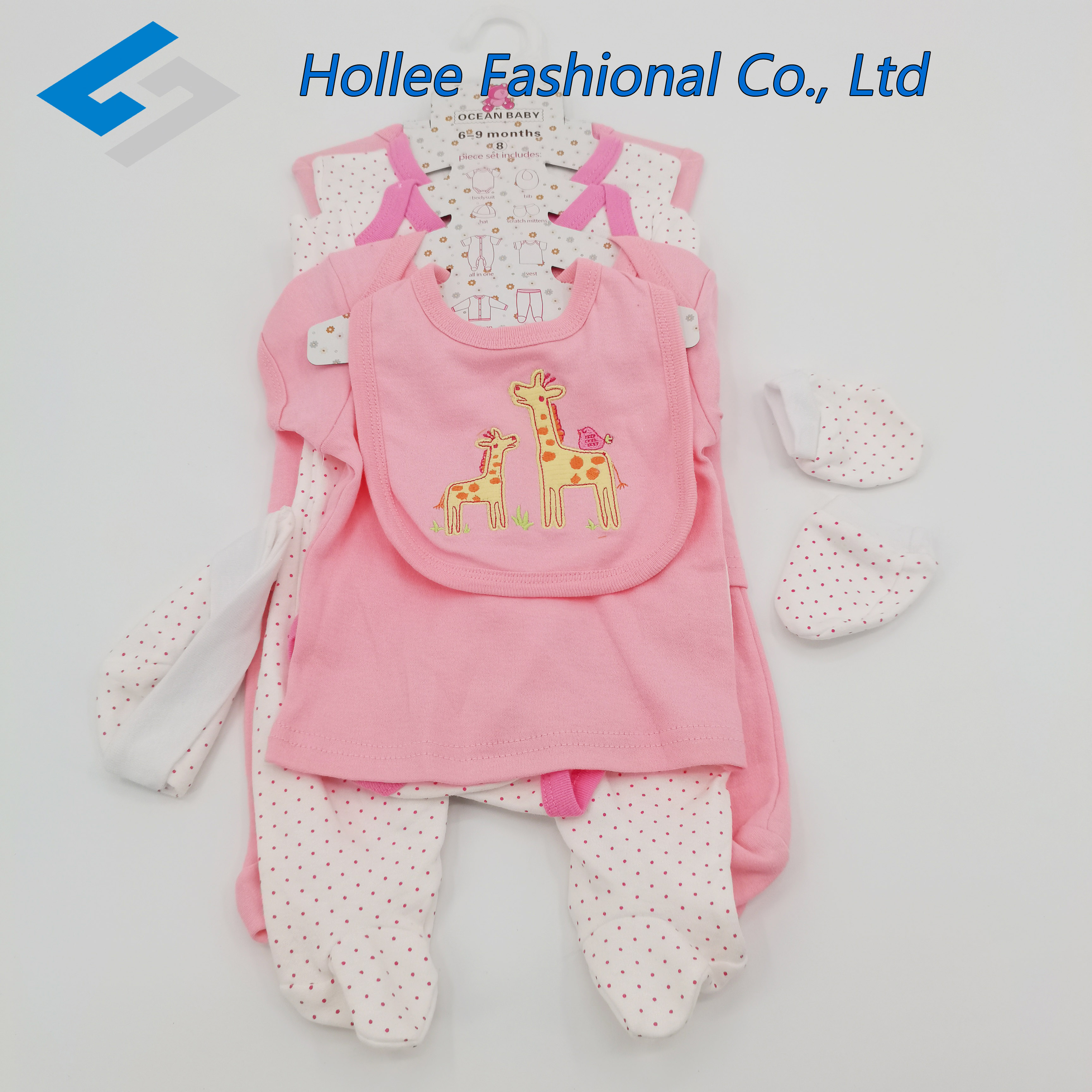 factory direct sale 8 packs baby cloth gift set