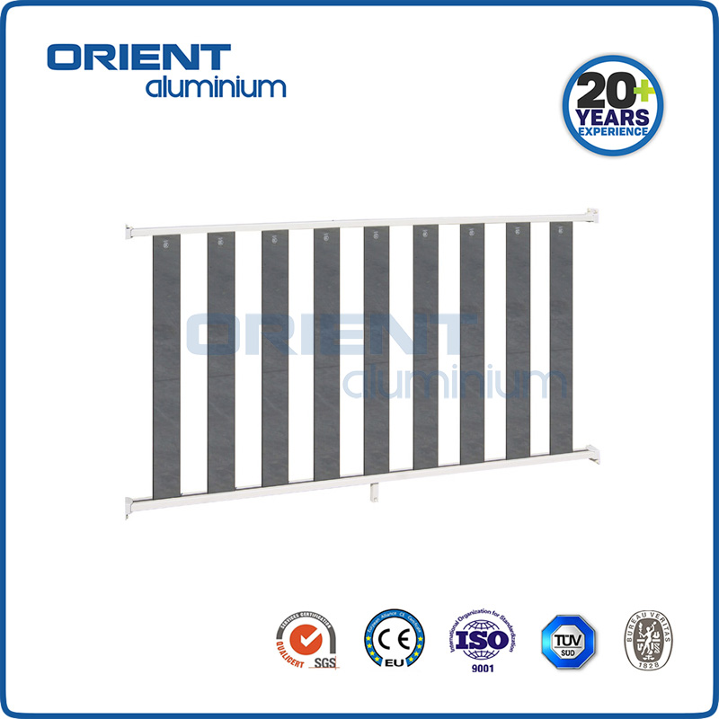 Factory supply complete aluminium glass railing system for balcony