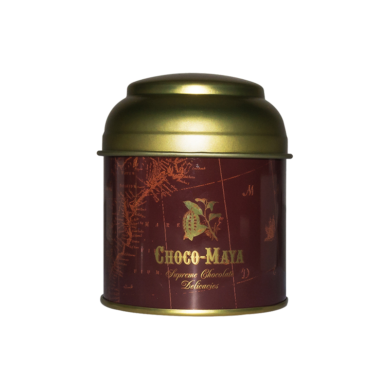Double lid tea tin tin box for tea packaging