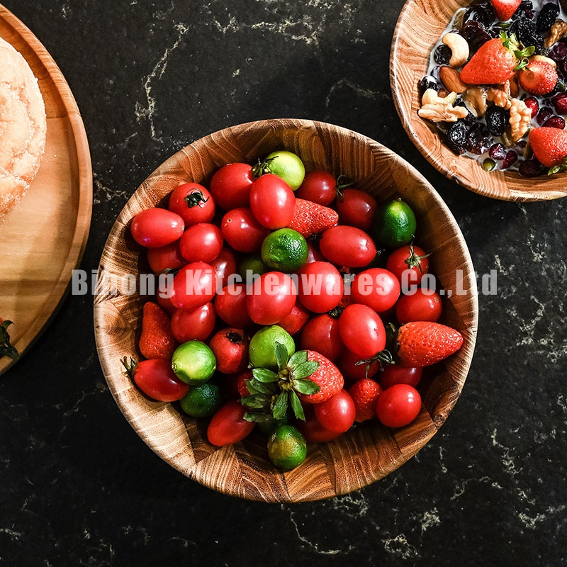 8"wooden bowl