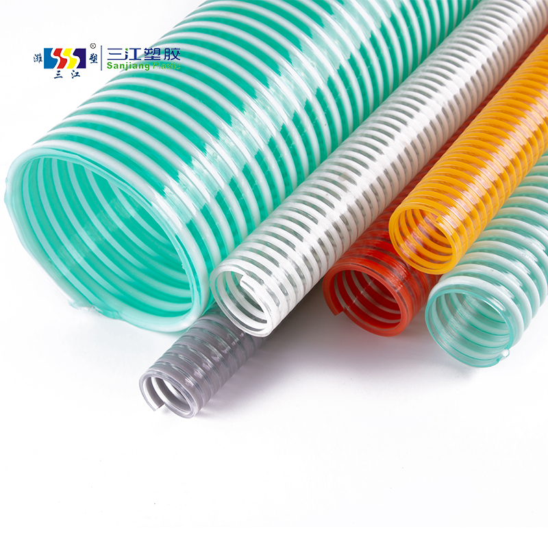 2 Inch PVC Helix Suction Hose Flexible PVC Spiral Hose Spiral Wound Vacuum Hose