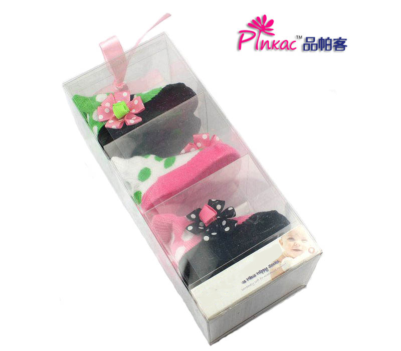 Baby Socks for Boy/Infant Toddler Baby Crew Girl Socks gift set Princess satin flower Socks for Little Girls 3 Pairs