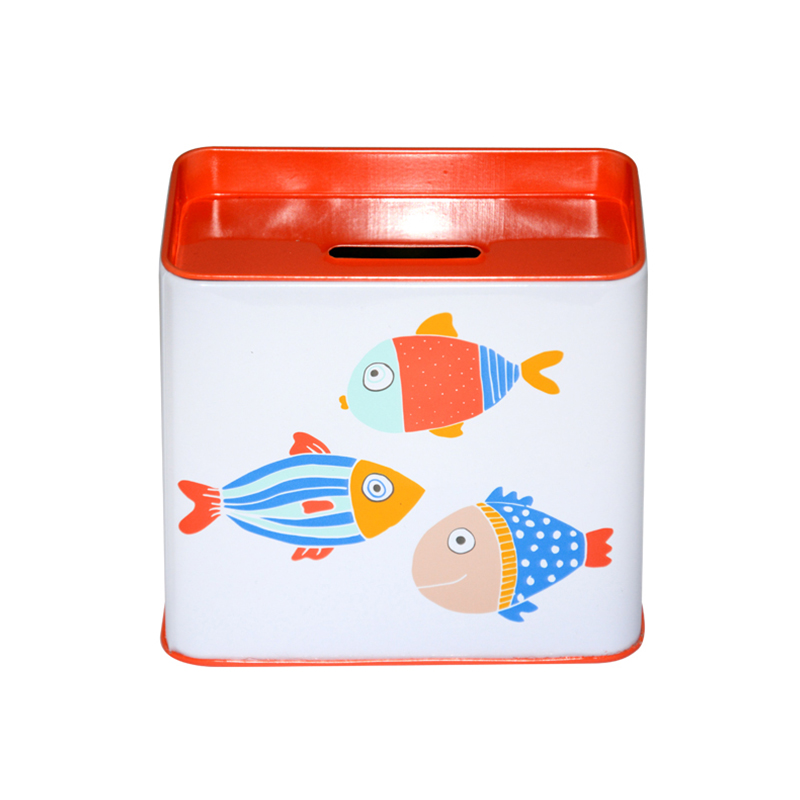 Custom print christmas money tin box
