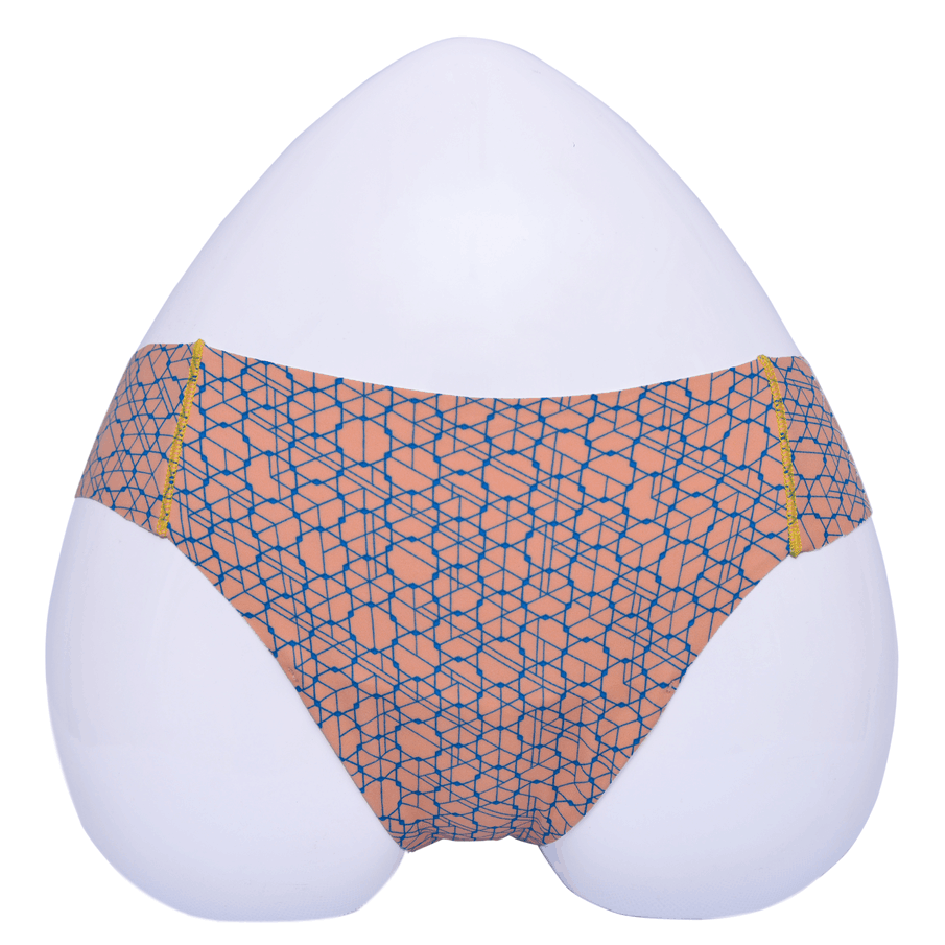 Lady New Design Breathable Comfortable Nylon Aop Thong