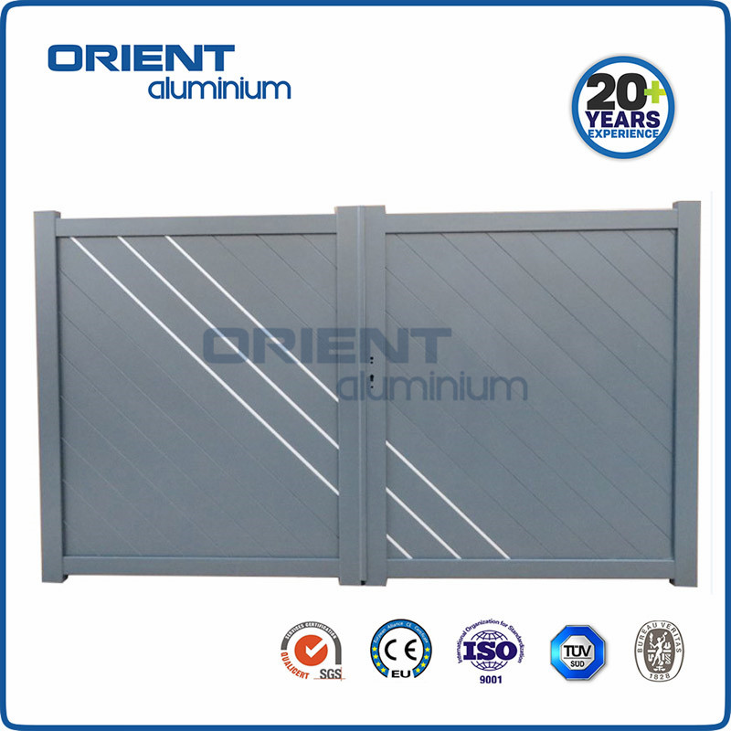 Customize all kinds of french aluminium gate classic Residential aluminium french gate
