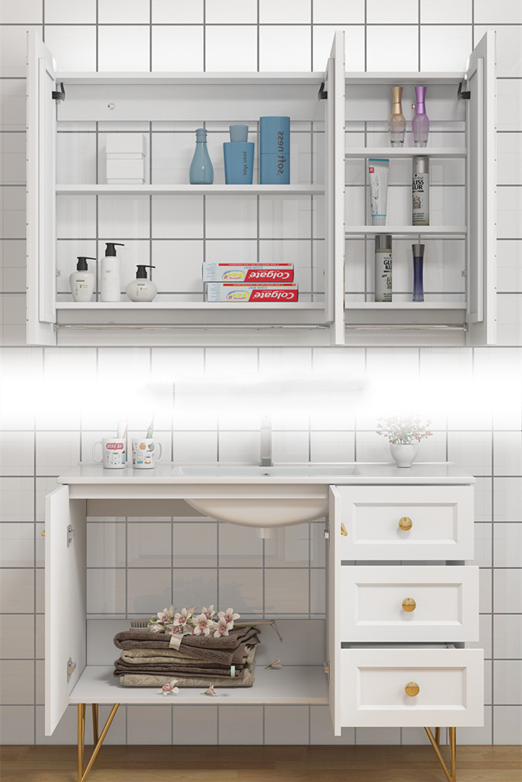 modern simple bathroom furniture combination
