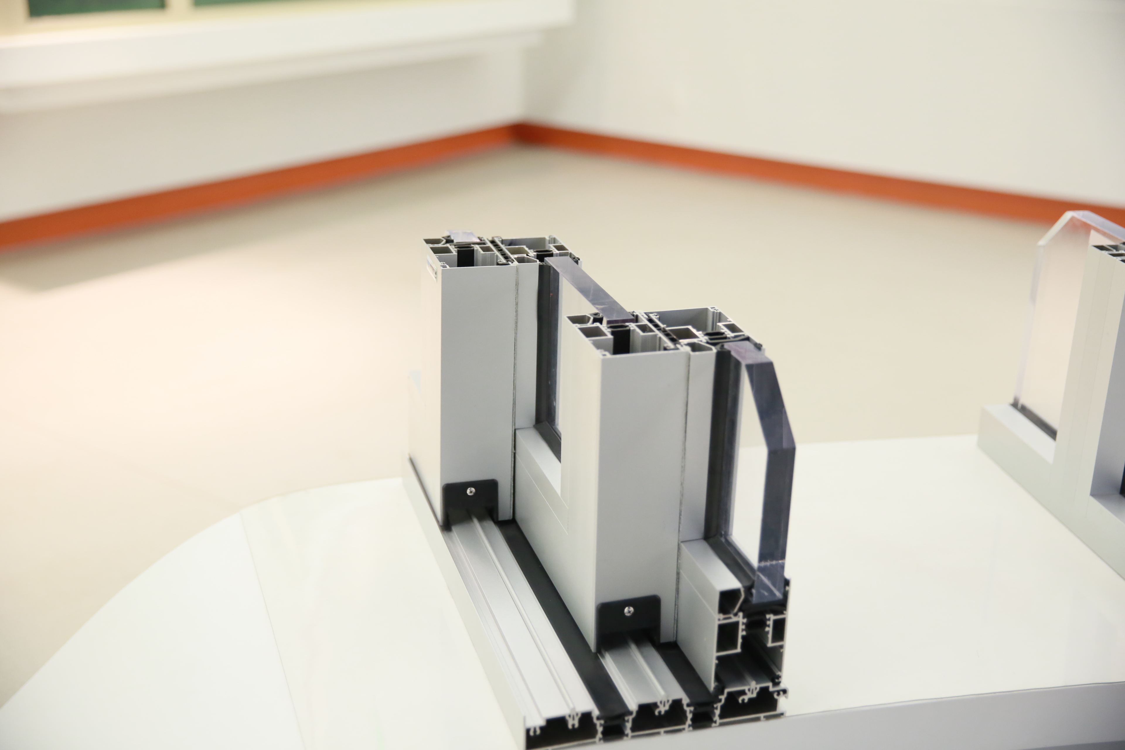 Three rails sliding door