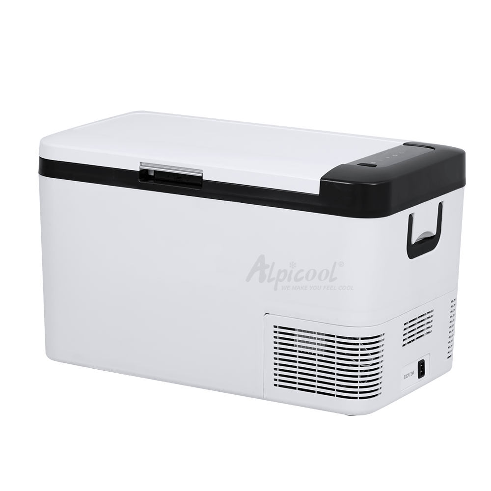 Alpicool K25 Car Fridge Fancy Design Compressor Cooling Car Home Dual Use Portable Refrigerator Withe Handle