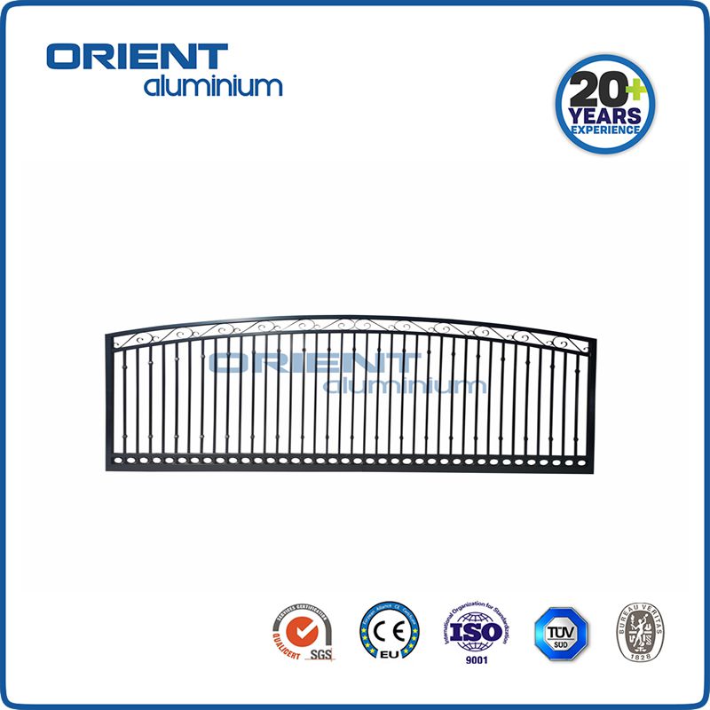 Powder Coated Welded Aluminum Sliding Gates