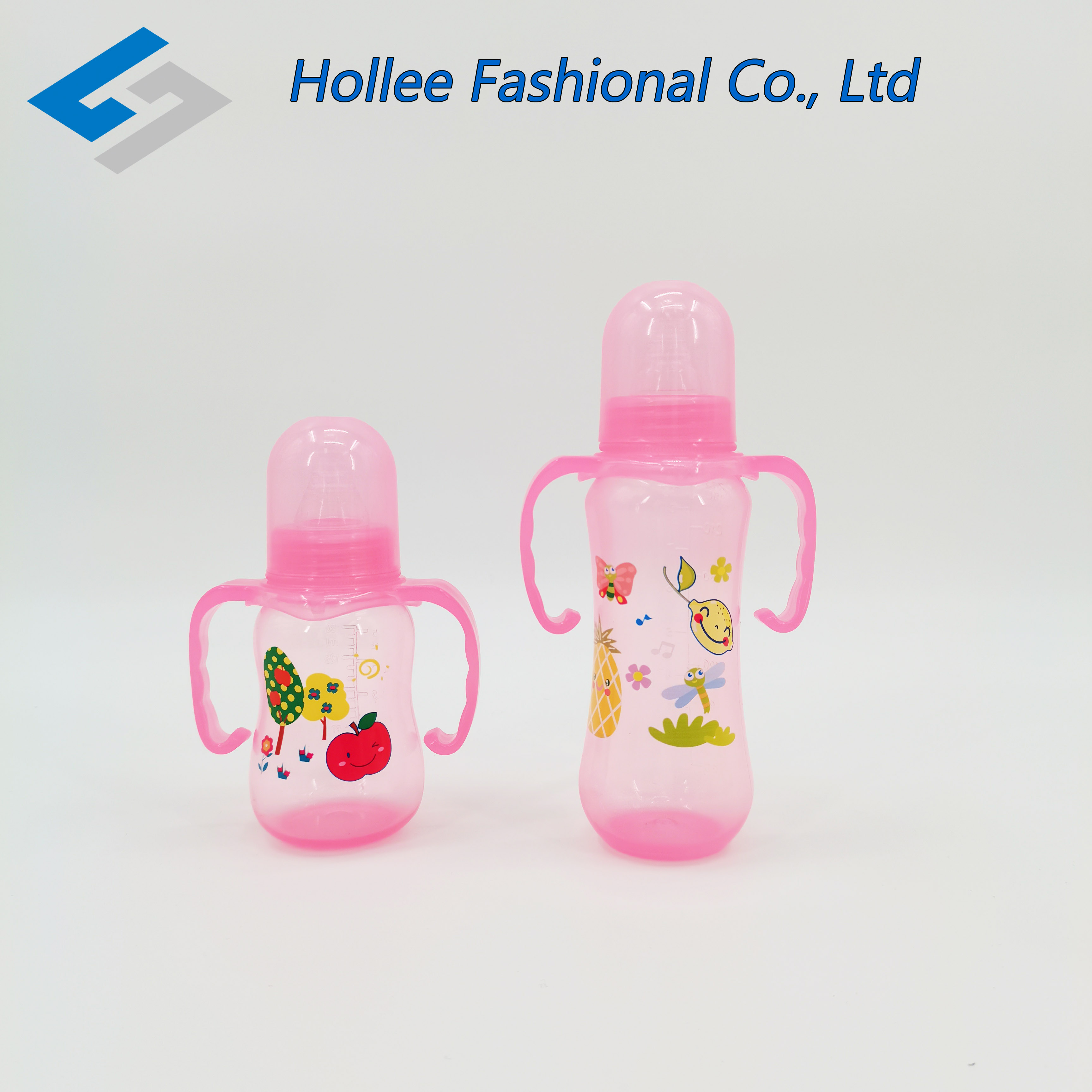 baby milk bottle with handle