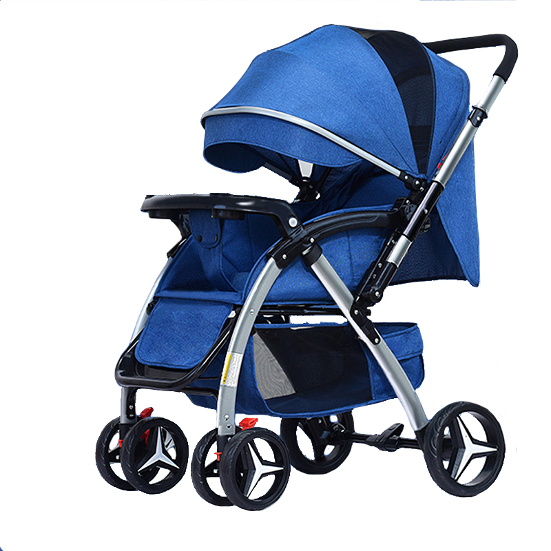 CS-6601 Factory wholesale reversible big space foldable trolley shopping mall baby pram pusher