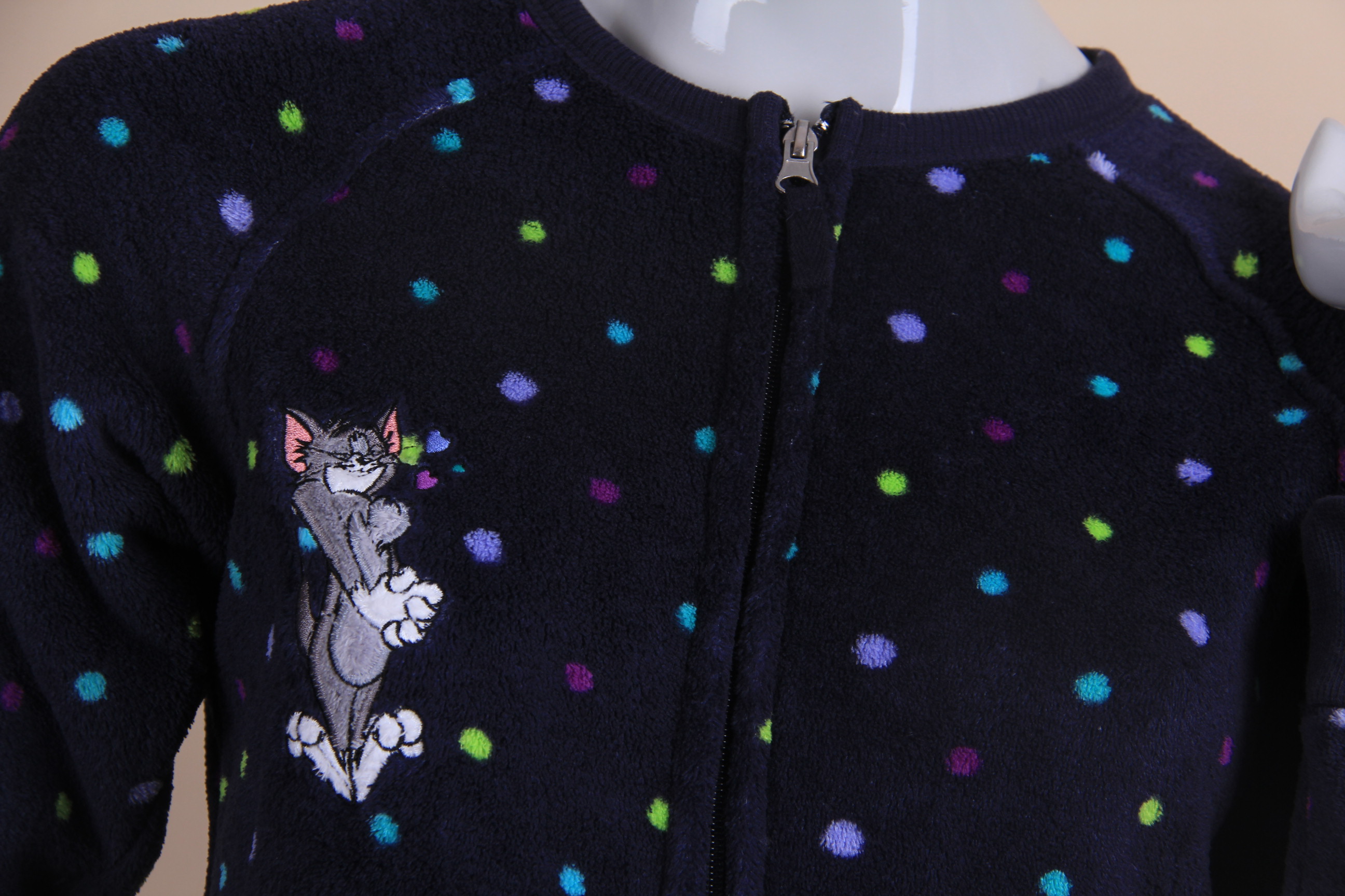 Ladies coral fleece jumpsuit