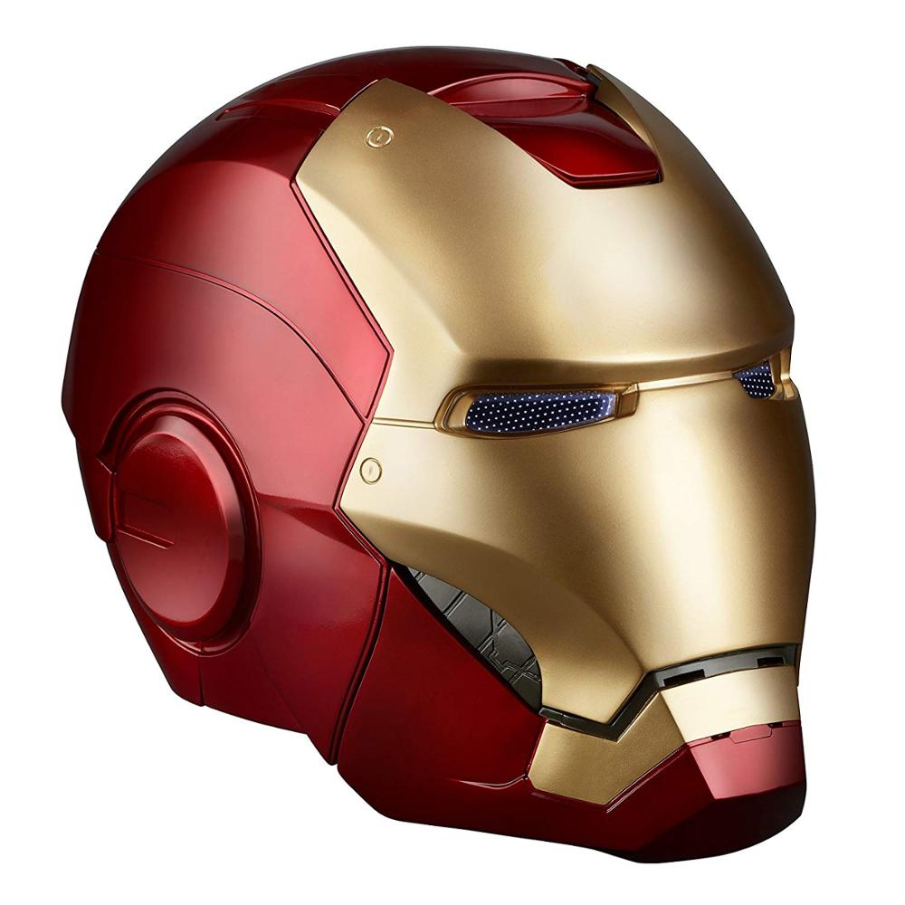 LED lights Iron Man helmet statue